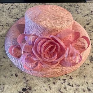 Pink Del Monico Belmar Kentucky Derby Hat